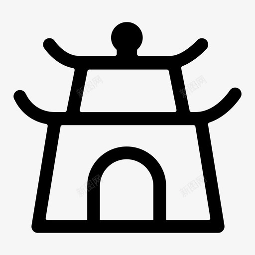 古城svg_新图网 https://ixintu.com 古城