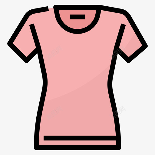 T恤女式旅行包装3件线性颜色svg_新图网 https://ixintu.com 女式 旅行 旅行包 包装 线性 颜色