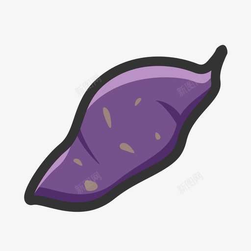 紫薯svg_新图网 https://ixintu.com 紫薯