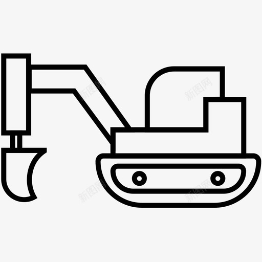 特殊用途挖掘机svg_新图网 https://ixintu.com 特殊 用途 挖掘机