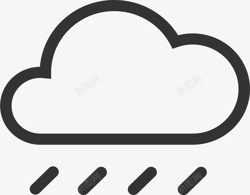 暴雨到大暴雨svg_新图网 https://ixintu.com 暴雨 大暴雨