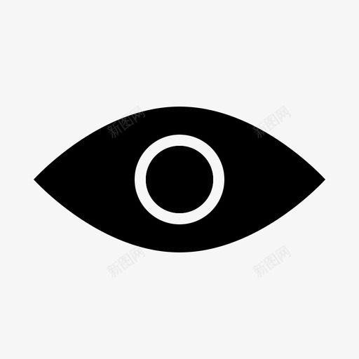 眼睛插图眼球视力svg_新图网 https://ixintu.com 眼睛 插图 眼球 视力 虹膜 视觉 混合 符号 字形