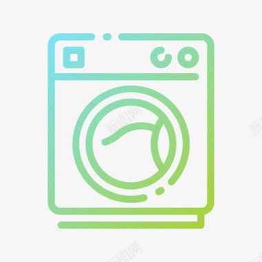 洗衣机织物特征10梯度图标
