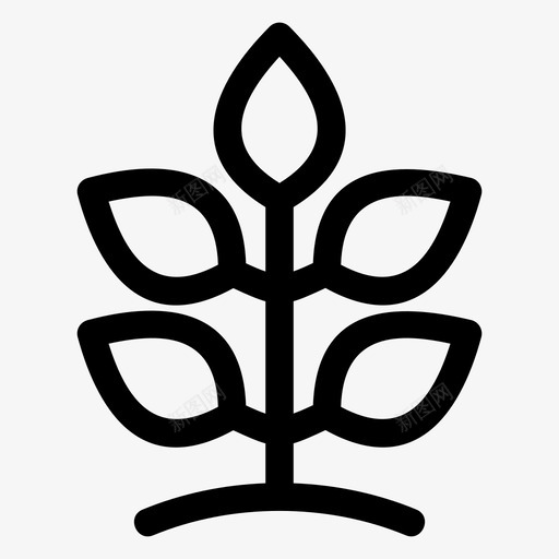 植物作物泥土svg_新图网 https://ixintu.com 植物 作物 泥土 绿色 叶子