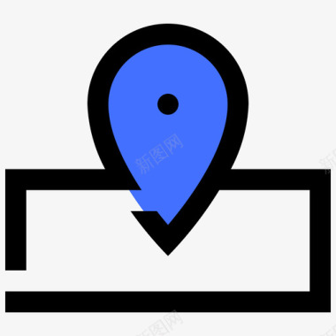 本地业务搜索引擎优化8蓝色图标