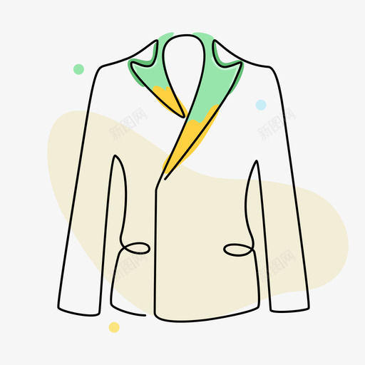 休闲西装svg_新图网 https://ixintu.com 休闲 西装