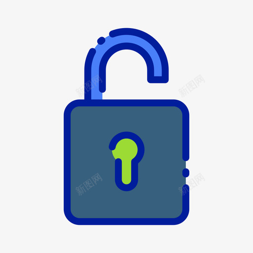解锁保护和安全20线性颜色svg_新图网 https://ixintu.com 解锁 保护 安全 安全线 线性 颜色