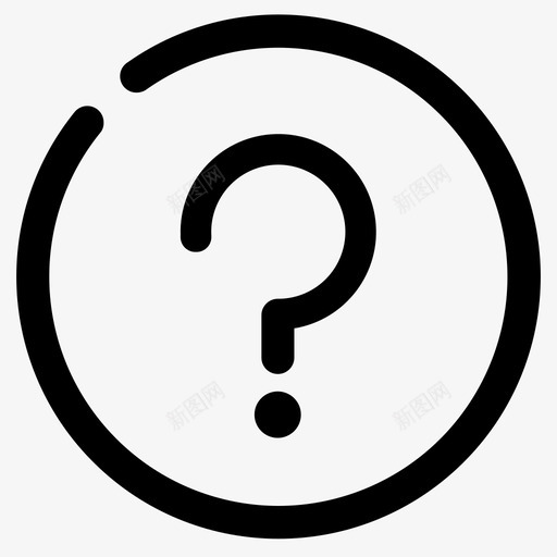 问号iconsvg_新图网 https://ixintu.com 问号