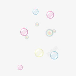 悬浮小球悬浮的彩色小球高清图片