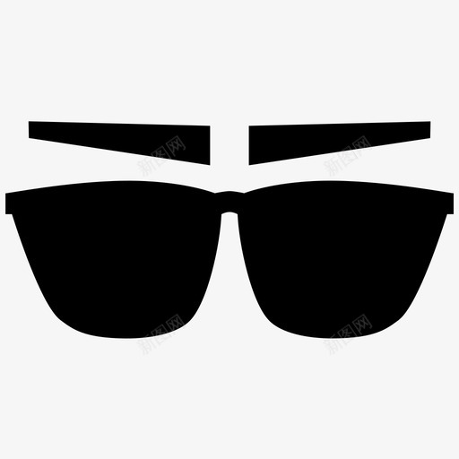 酷酷眼镜表情符号svg_新图网 https://ixintu.com 酷酷 眼镜 表情 符号