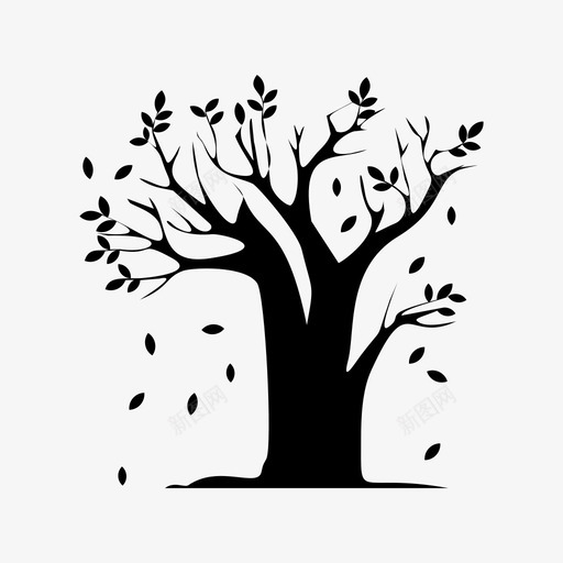 树干燥蜕皮svg_新图网 https://ixintu.com 树干 干燥 蜕皮 橡树 树根