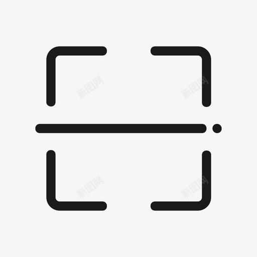 扫一扫svg_新图网 https://ixintu.com 一扫 扫扫 线性 扁平 简约 单色 圆润