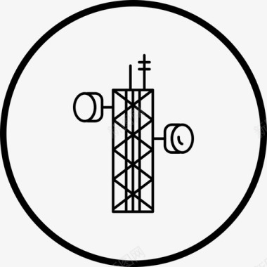 塔通信塔电源图标