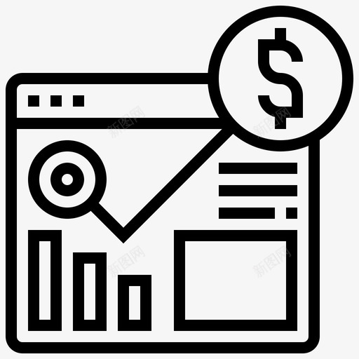 跳出率分析营销svg_新图网 https://ixintu.com 跳出率 营销 分析 网站 在线 线路