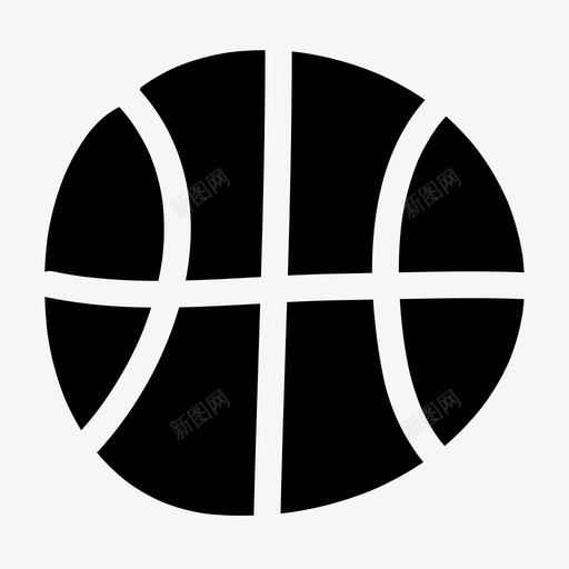 篮球涂鸦手绘svg_新图网 https://ixintu.com 运动 篮球 涂鸦 手绘 实心