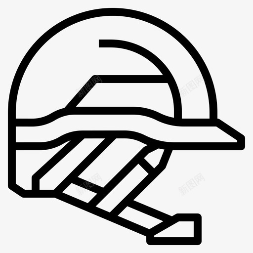 头盔结构181轮廓svg_新图网 https://ixintu.com 头盔 结构 轮廓