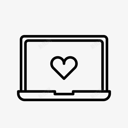 个人电脑电脑爱情svg_新图网 https://ixintu.com 爱情 个人电脑 电脑 情人 网站 婚礼