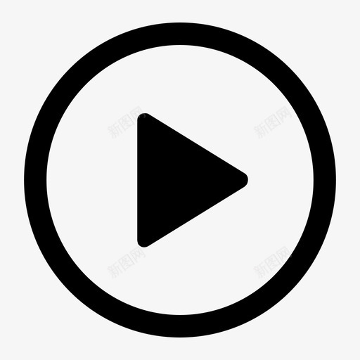 播放图片上svg_新图网 https://ixintu.com 播放 图片 片上