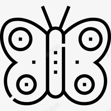 蝴蝶生态学229线形图标