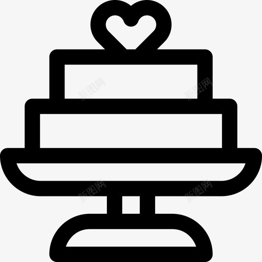 蛋糕婚礼240直系svg_新图网 https://ixintu.com 蛋糕 婚礼 直系