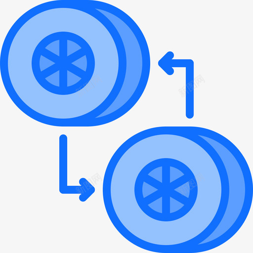 轮胎洗车19蓝色svg_新图网 https://ixintu.com 轮胎 洗车 蓝色