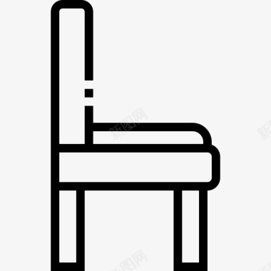 椅子舒适餐椅图标