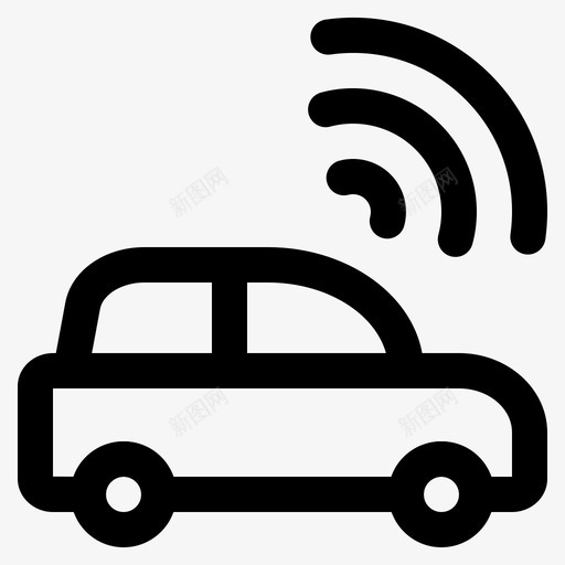 wifi信号车汽车驾驶svg_新图网 https://ixintu.com 信号 汽车 驾驶 出租车 交通旅游 轿车