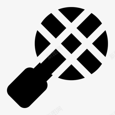 球拍田径羽毛球图标