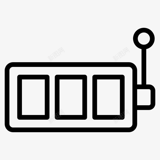 老虎机投币机游戏机svg_新图网 https://ixintu.com 老虎机 游戏机 投币机 扑克 自动售货机 口袋 体育 奖励 向量 图标