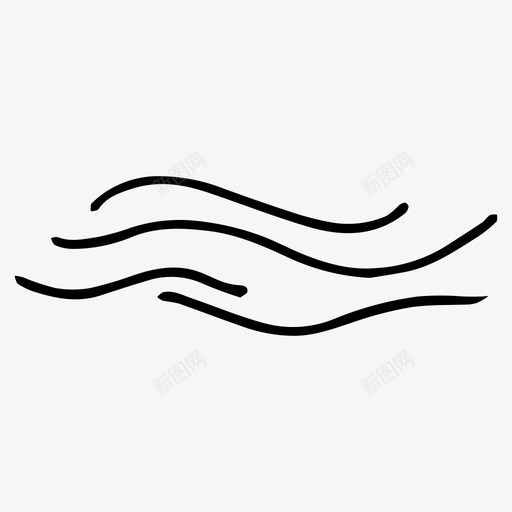 海浪手绘海洋svg_新图网 https://ixintu.com 海浪 手绘 海洋 大海