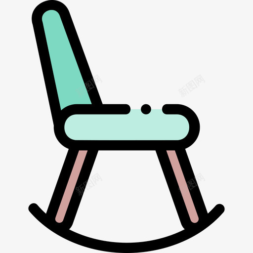 椅子家装66线性颜色svg_新图网 https://ixintu.com 椅子 家装 线性 颜色