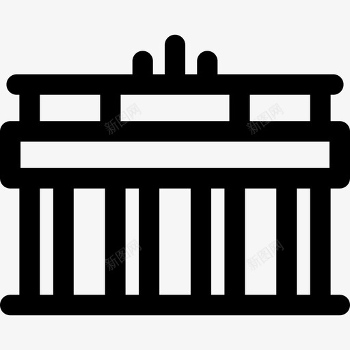 勃兰登堡门地标和纪念碑21座直线形svg_新图网 https://ixintu.com 勃兰 登堡 门地 纪念 纪念碑 碑座 直线 线形