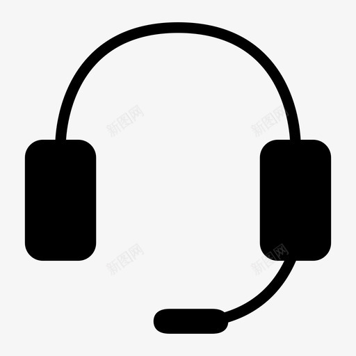 耳机游戏免提svg_新图网 https://ixintu.com 耳机 游戏 免提 麦克风 噪音 消除 无线 无线电 电脑