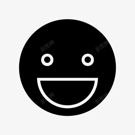 v表情符号表情符号svg_新图网 https://ixintu.com 表情 符号 感情 快乐 笑脸