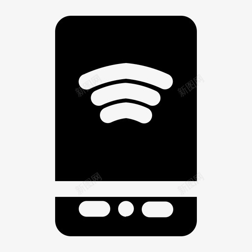 wifi手机信号svg_新图网 https://ixintu.com 手机 信号 技术 无线 咖啡厅