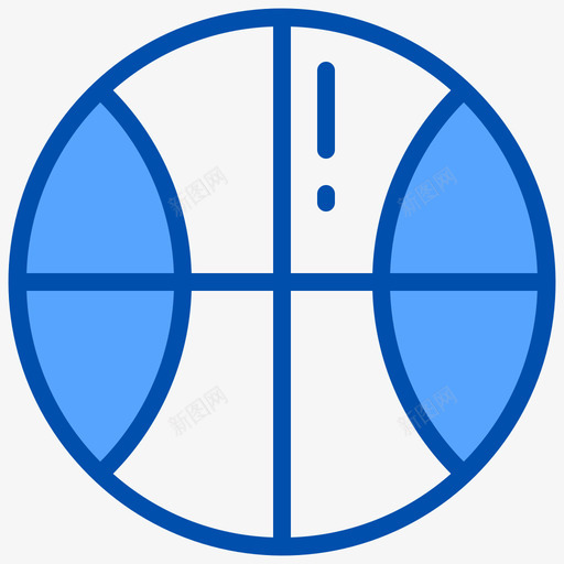 篮球篮球54蓝色svg_新图网 https://ixintu.com 篮球 蓝色