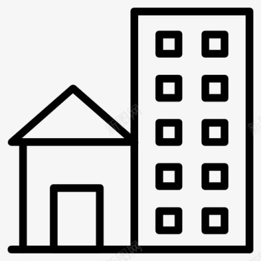 厂房房地产图标