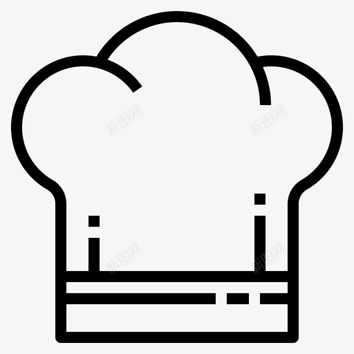 厨师帽烹饪108直系svg_新图网 https://ixintu.com 厨师 烹饪 直系