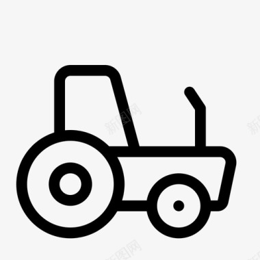 拖拉机农场运输图标