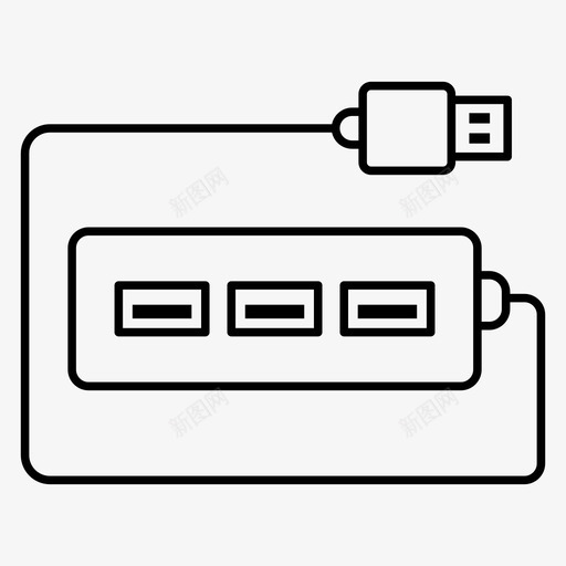 usb外部端口延长电缆延长线svg_新图网 https://ixintu.com 端口 外部 延长 电缆 延长线 闪存 计算机 硬件 线路 图标