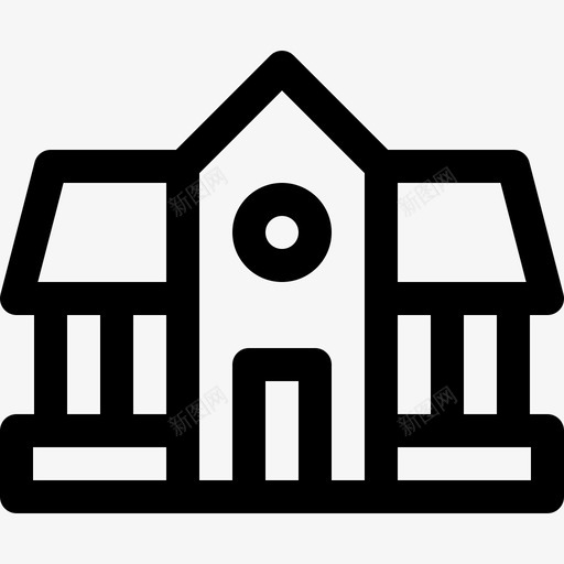 房屋房屋类型31线性svg_新图网 https://ixintu.com 房屋 类型 线性