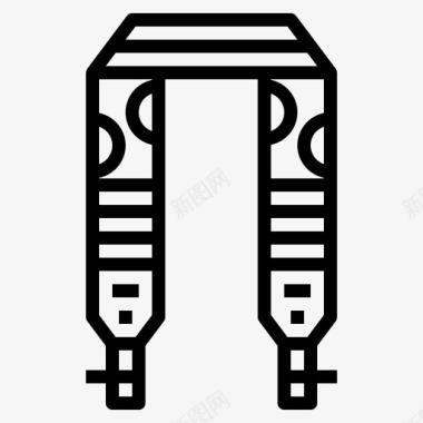相机皮带配件摄影图标