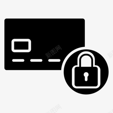 信用锁银行储物柜现金保护图标