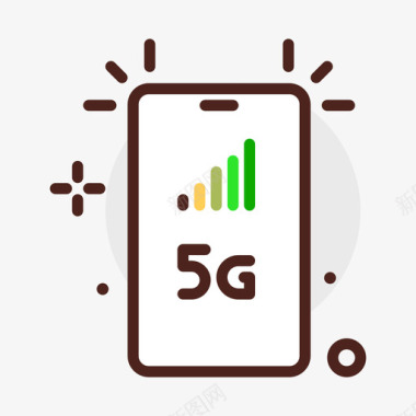 5g5g2线性颜色图标