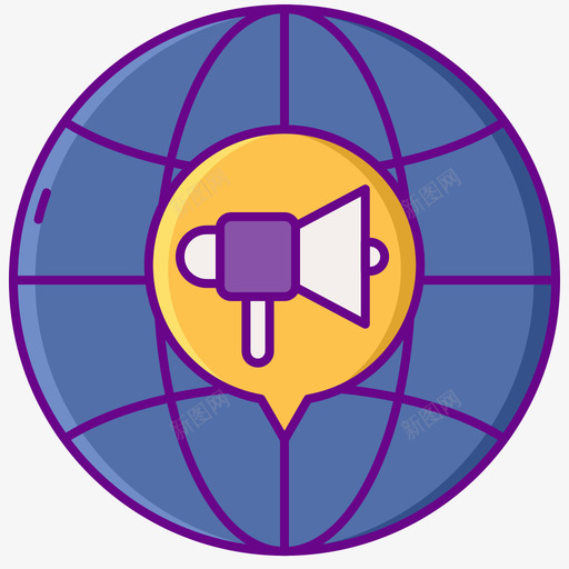 在线营销营销代理3线性颜色svg_新图网 https://ixintu.com 营销 在线 代理 线性 颜色