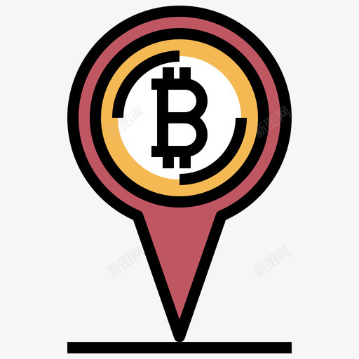 比特币加密货币97线性颜色svg_新图网 https://ixintu.com 比特 加密 货币 线性 颜色