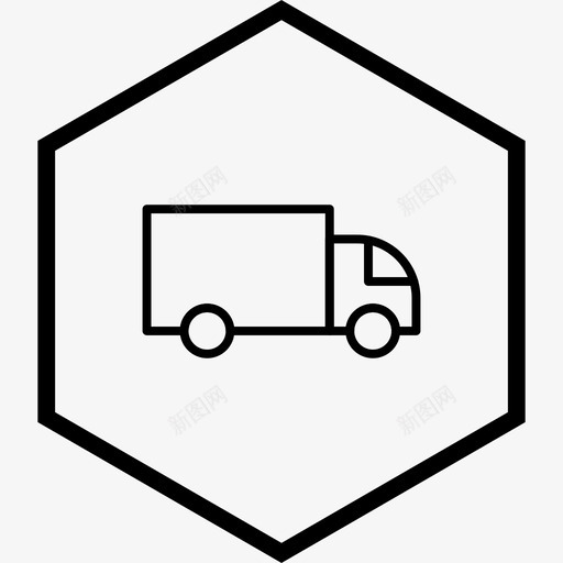 卡车货物物流svg_新图网 https://ixintu.com 卡车 货物 物流 货车 电子商务
