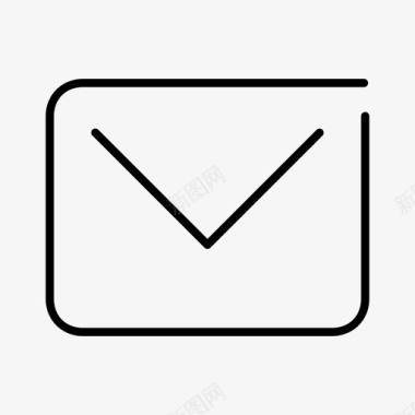 信封信使电子邮件图标