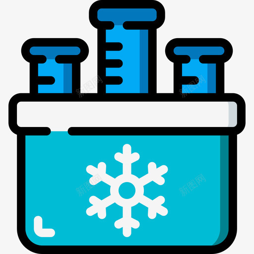 冷冻体外线性颜色svg_新图网 https://ixintu.com 冷冻 体外 线性 颜色