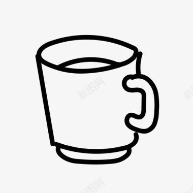 茶杯休息咖啡图标